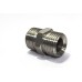 SS Double Nipple Hex Adapter Male  Commercial. Stainless Steel 202.